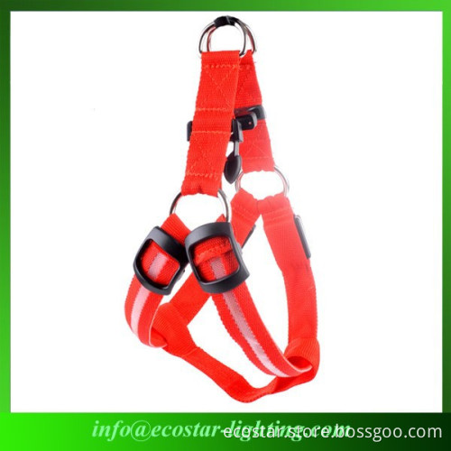 new arrival led light-up pet dog harness manufacturer
